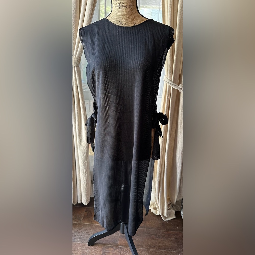 Zaful Sheer Breathable Tie Side Cover Up NWT - Picture 4 of 8